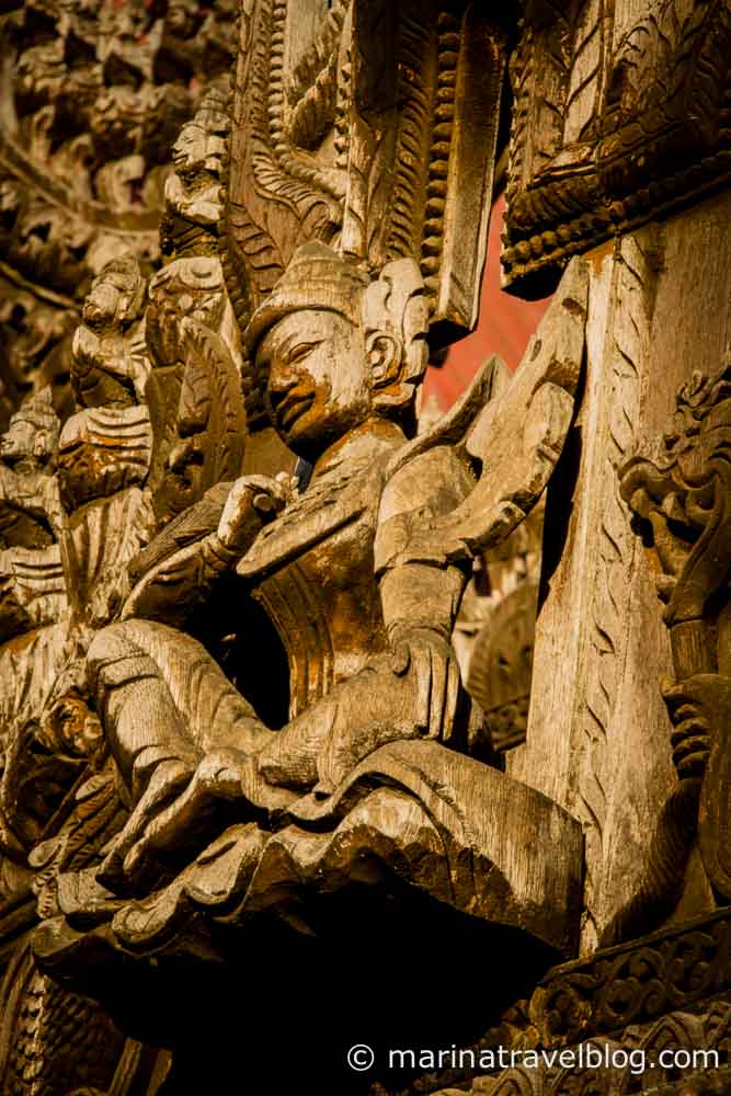 Мьянма: пагода Швенандав в Мандалае (Shwenandaw Pagoda)