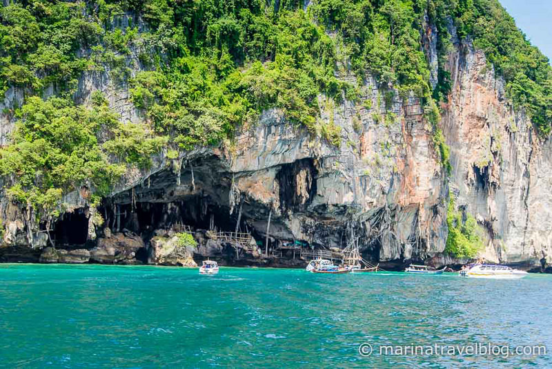 Ко Пи Пи Лех (Ko Phi Phi Leh) пещера викингов