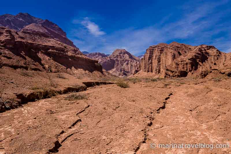 Уникальная природа: кебрада де лас Кончас (Quebrada de las Conchas)