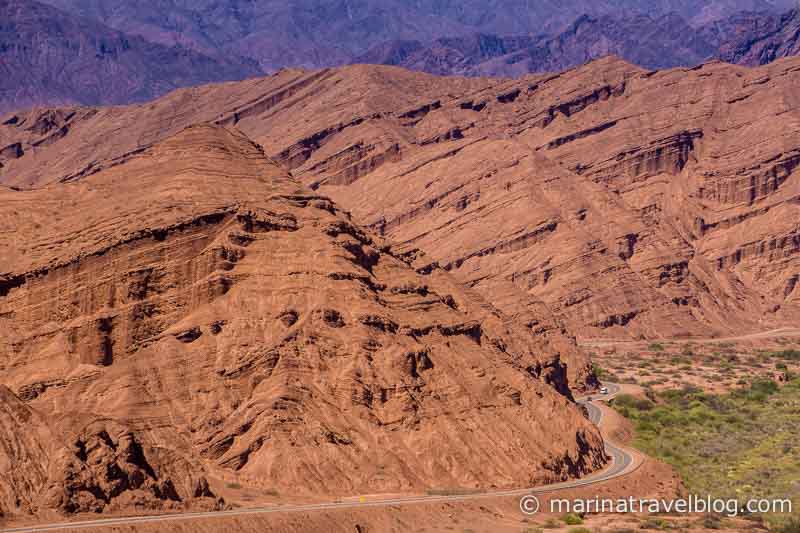 Уникальная природа: кебрада де лас Кончас (Quebrada de las Conchas)