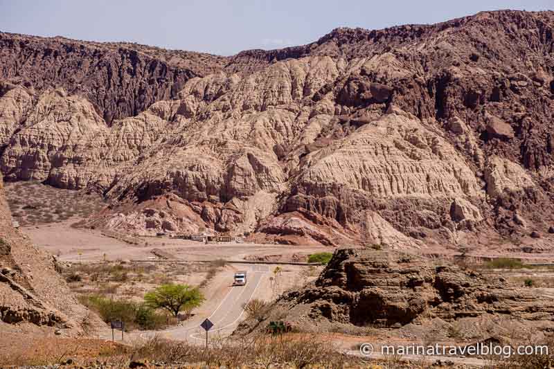 Уникальная природа: кебрада де лас Кончас (Quebrada de las Conchas)