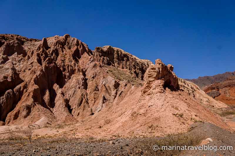 Уникальная природа: кебрада де лас Кончас (Quebrada de las Conchas)