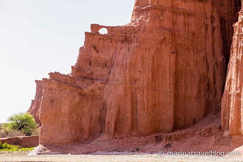 Уникальная природа: кебрада де лас Кончас (Quebrada de las Conchas)