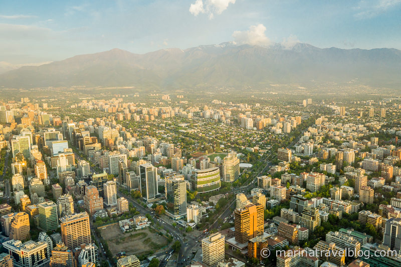 смотровая площадка Costanera Sky