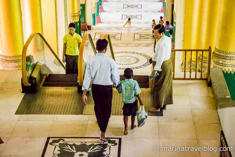 Пагода Шведагон (Shwedagon Paya) в Янгоне, Мьянма
