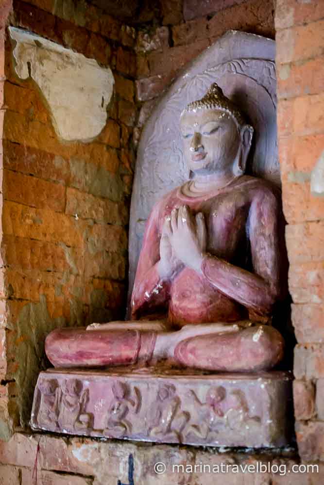 Баган интерьер храма