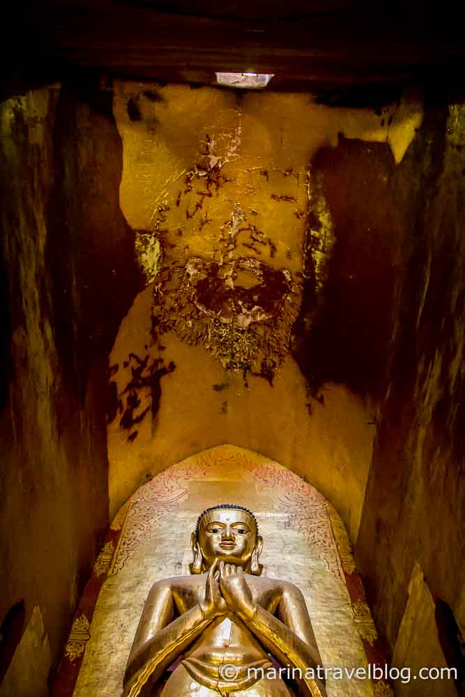 Баган интерьер храма