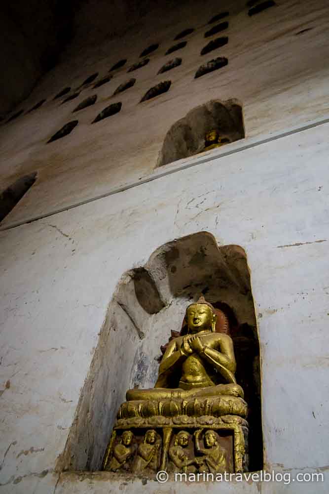 Баган интерьер храма