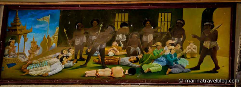 Баган интерьер храма