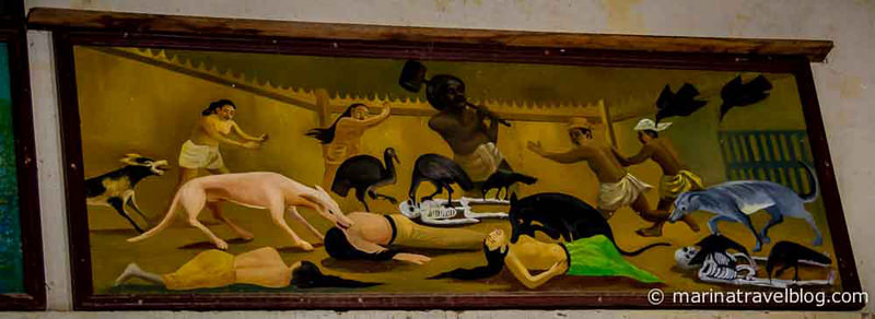 Баган интерьер храма