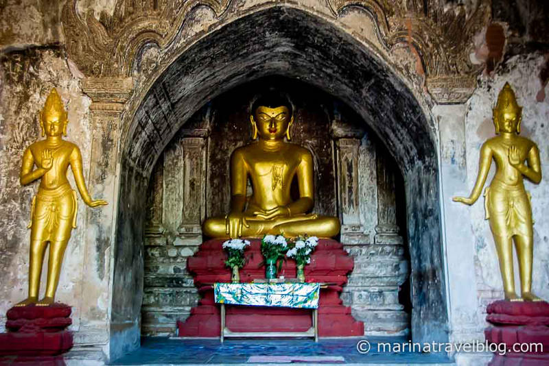 Баган интерьер храма