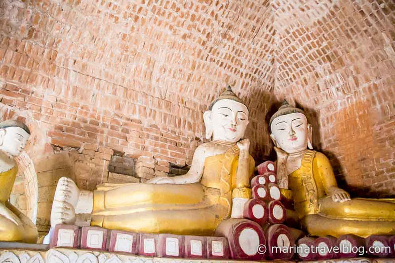 Баган интерьер храма