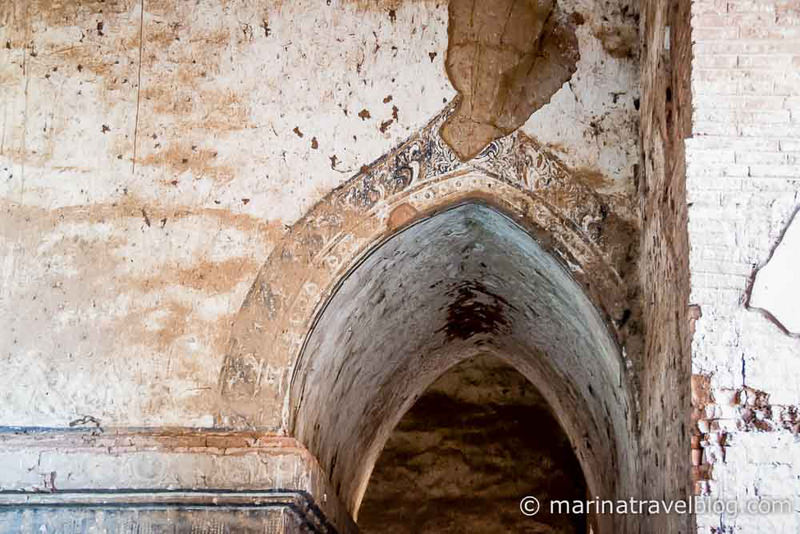 Баган интерьер храма