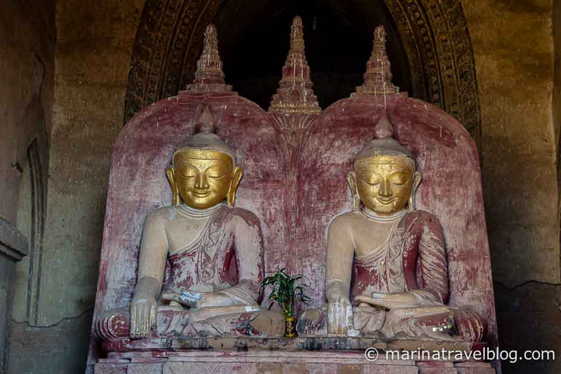 Баган интерьер храма