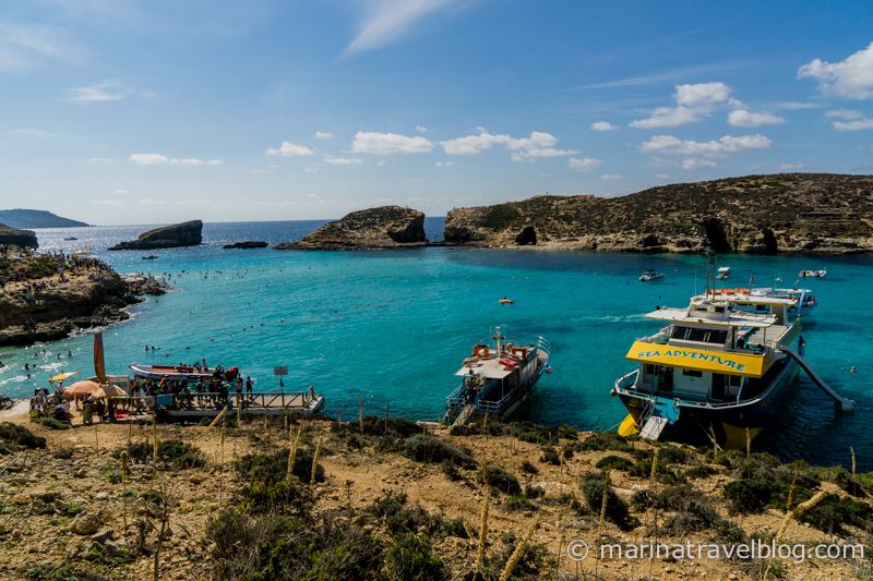 пляж голубая лагуна мальта