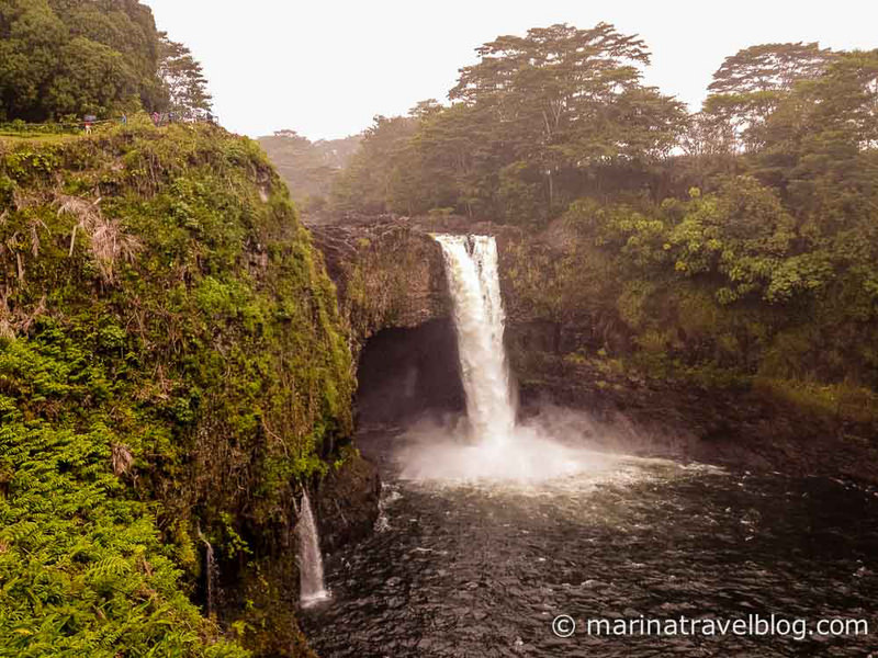 водопад акака гавайские острова