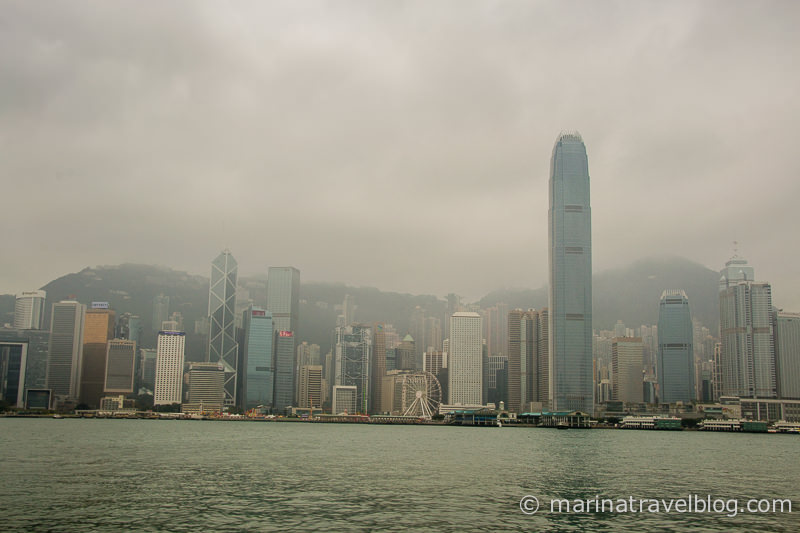 туманный Гонконг, набережная Гонконг