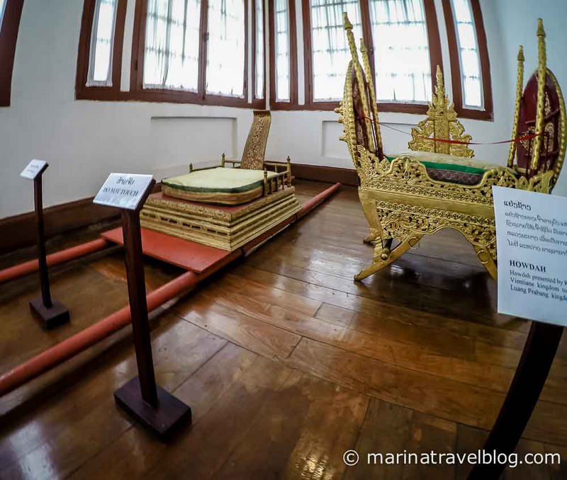 Луанг Прабанг, интерьер дворца