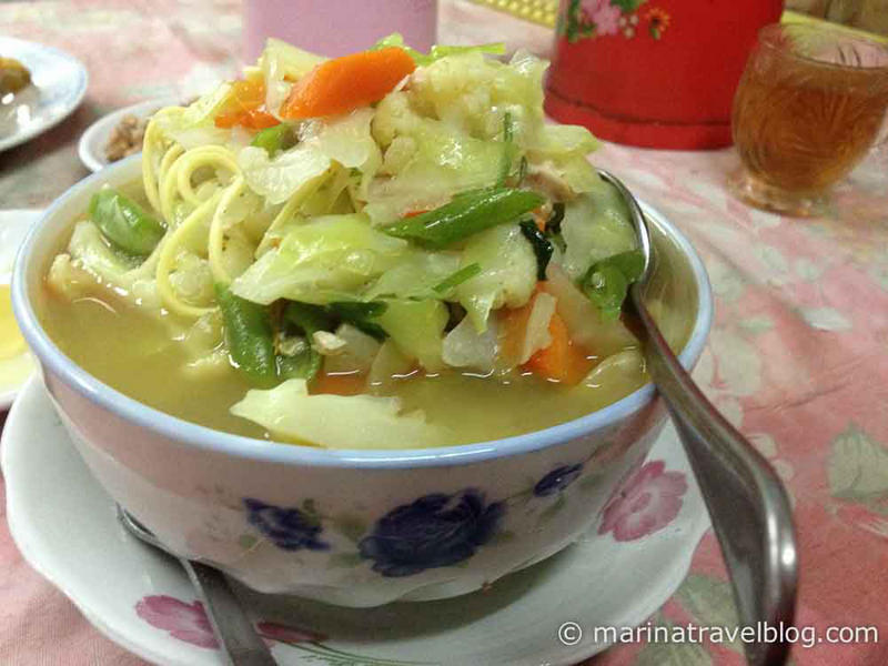 Суп с лапшой (noodle soup)