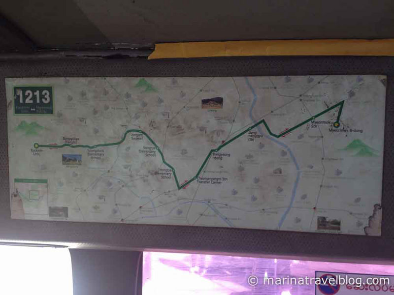 Бирманский автобус: карта маршрута
