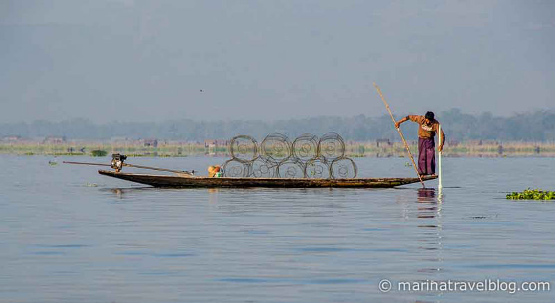 Мьянма. По озеру Инле на лодке