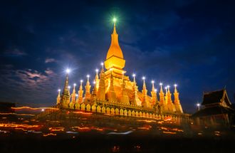 Ват Пха Тхат Луанг Вьентьян  Лаос