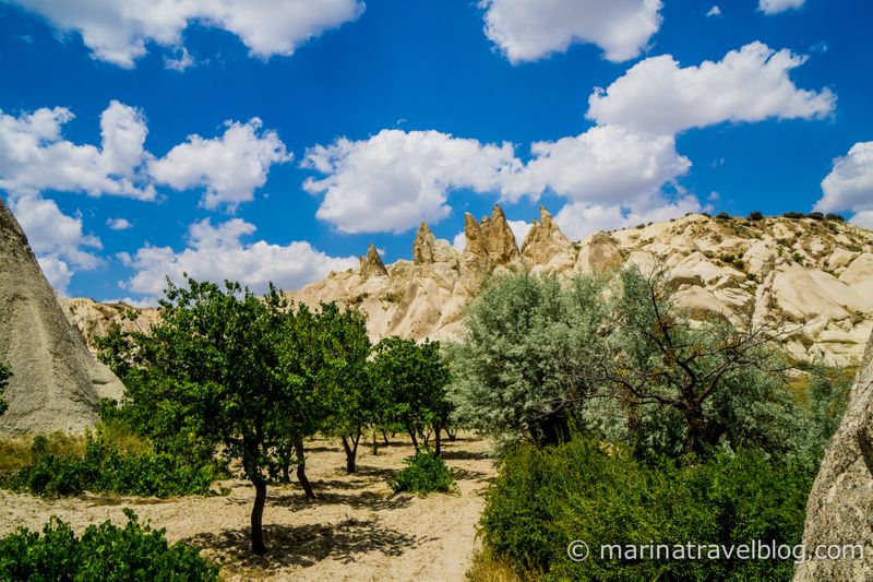 каппадокия белая и медовая долина фото