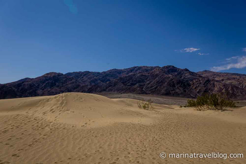 Долина Смерти, песчаные дюны Mesquite