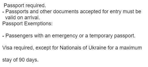 Правила въезда в Парагвай для граждан Украины (Тиматик)
